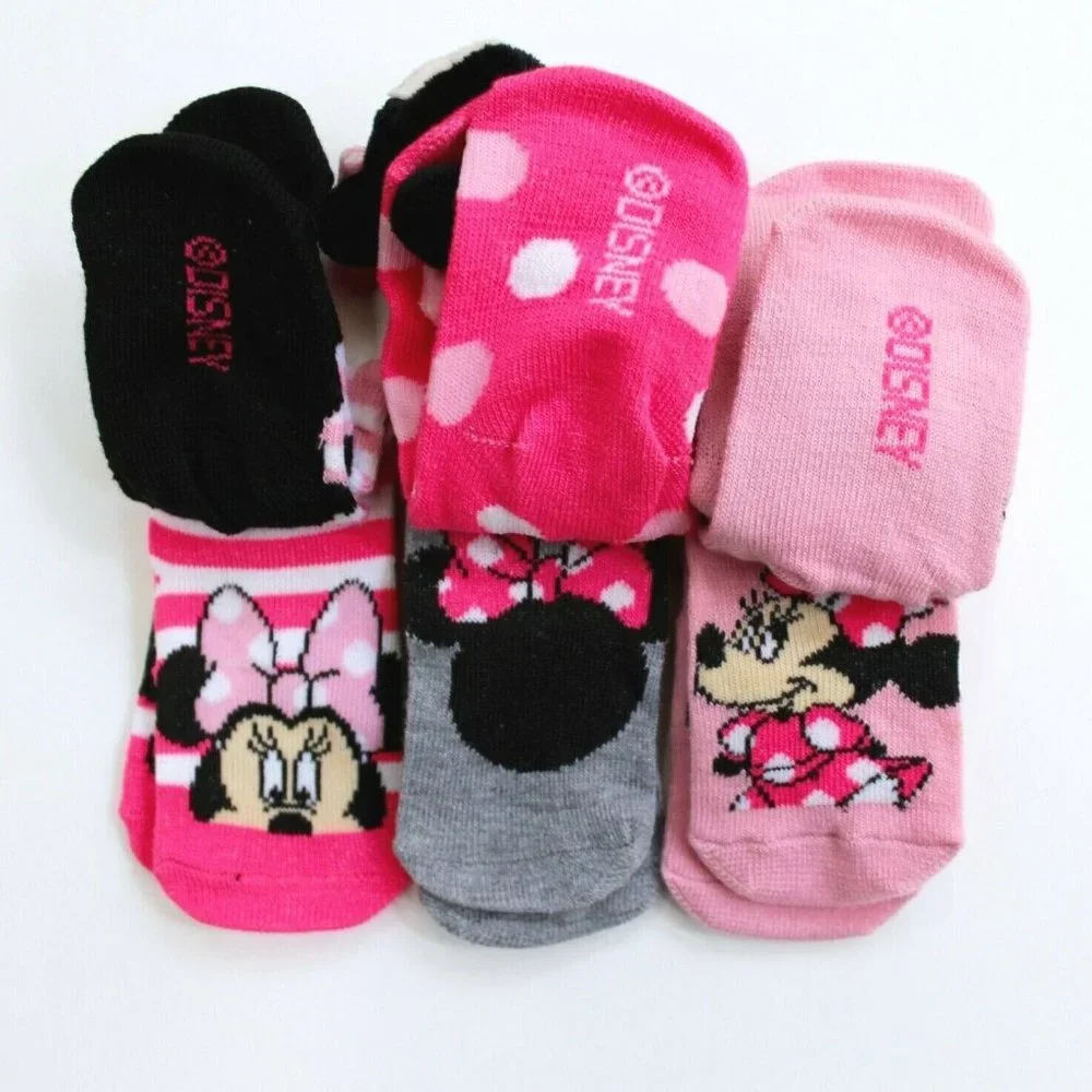 Disney Baby 6 Pairs Minnie Mouse Socks Size 6-12M